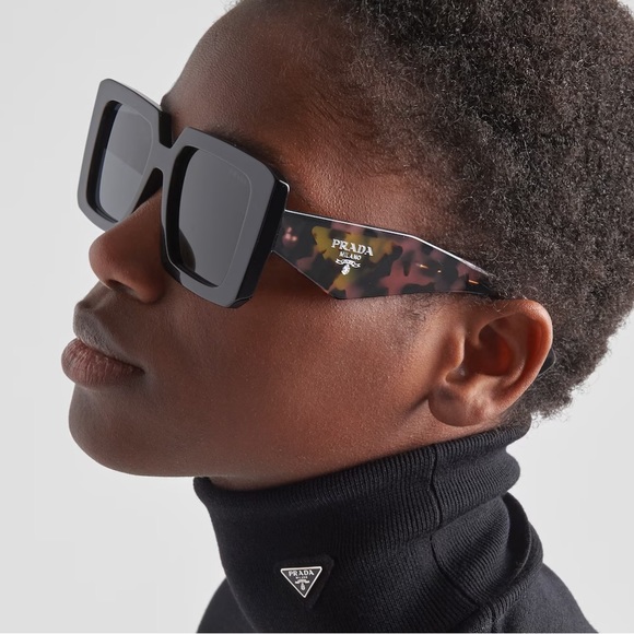 Prada Symbole Sunglasses - Slate Gray - Picture 9 of 9